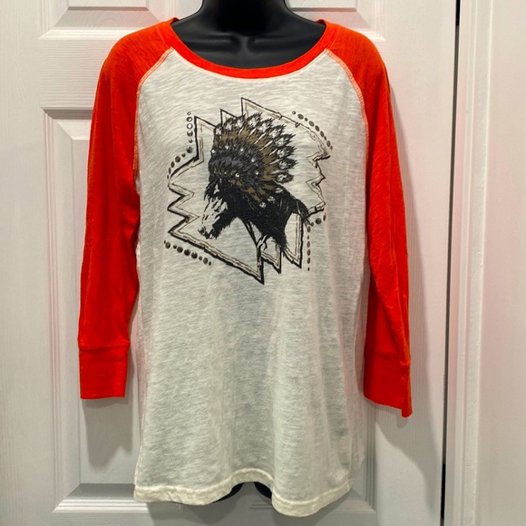 Ariat Tops - Ariat Studded Horse Graphic Raglan Tee